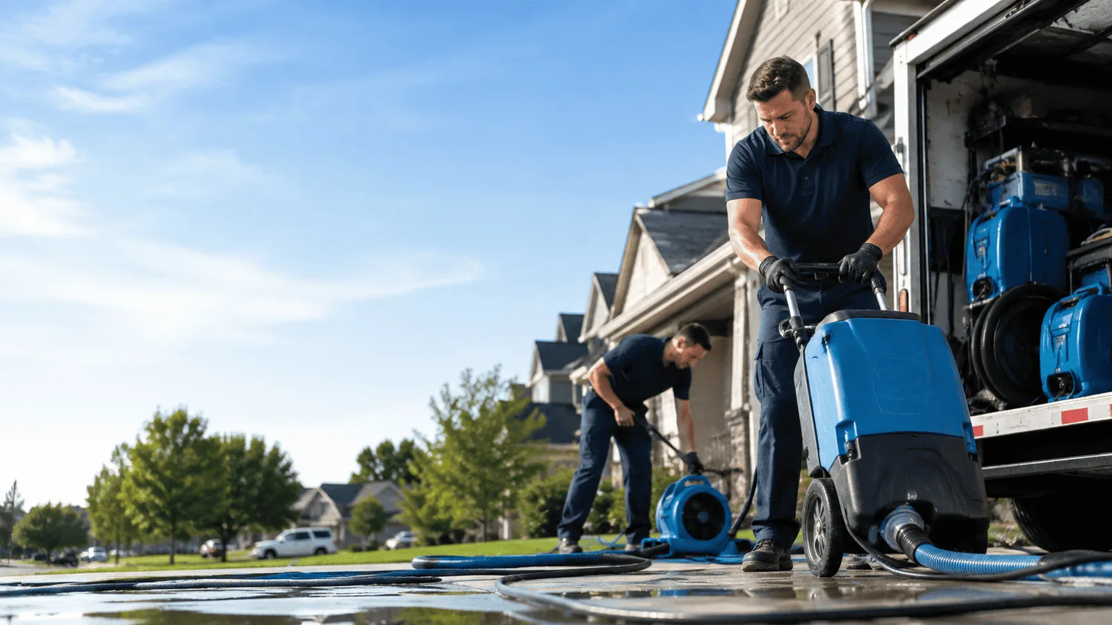 Dehumidification being performed in Port Monmouth, NJ